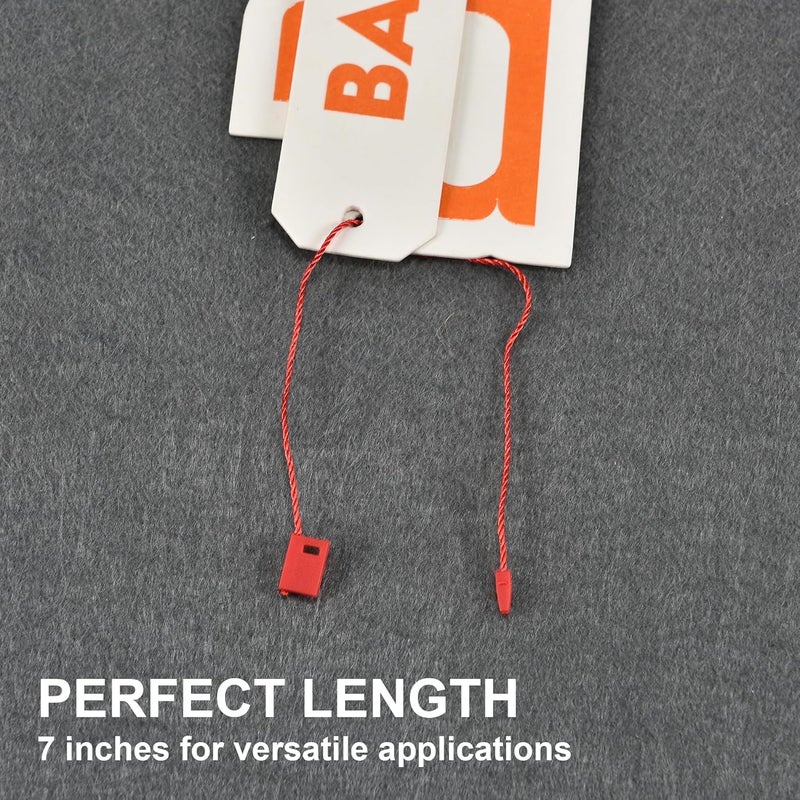 MGTECH 3000Pcs 7 Inch Hang Tag Strings, Retail Price Hang Tag String Fasteners, Red - Image 3